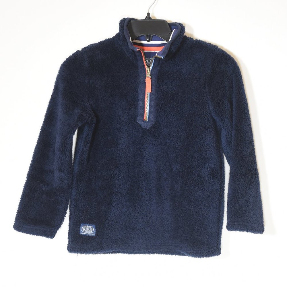 Joules Clothing Super Soft 1/4 Zip Pullover, Boys Size 7-8y
